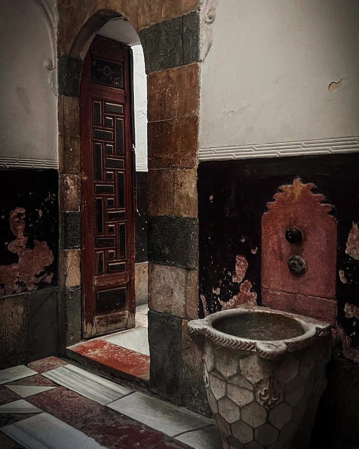 A'zm-palatsin sisätiloja Damaskoksessa