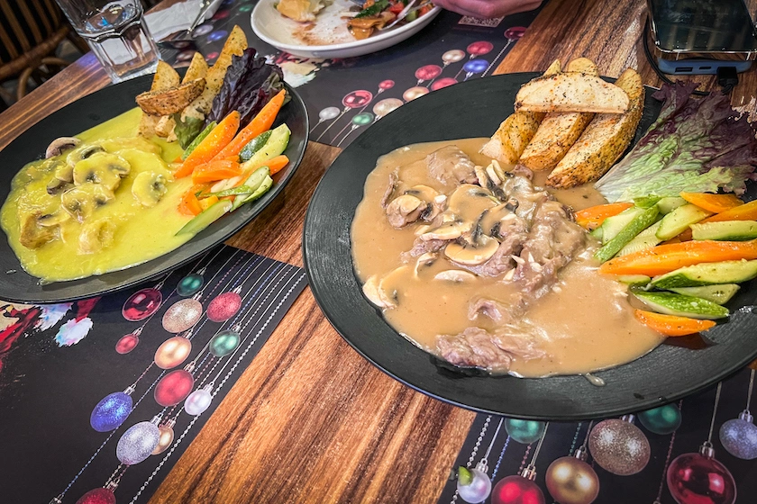 Ruoka-annoksia Damaskoksessa Syyriassa